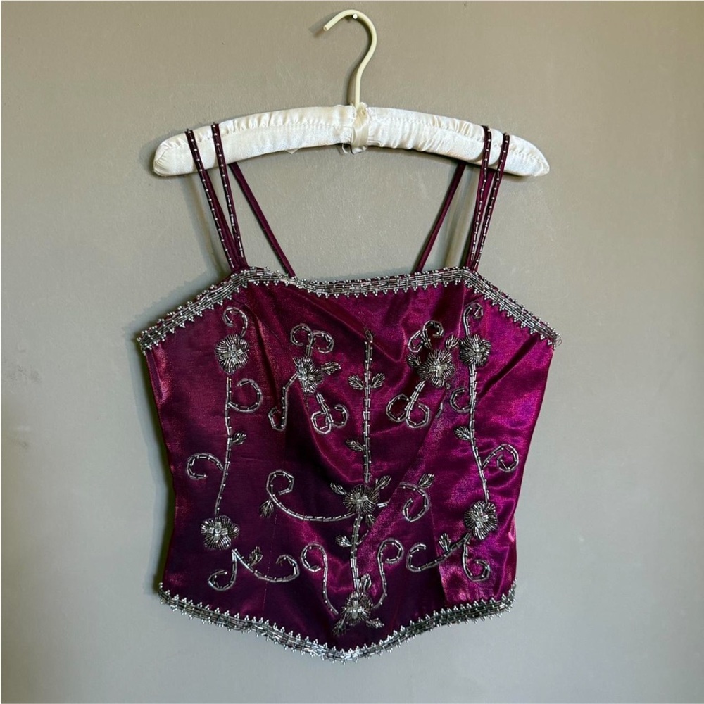 Vintage Designer Beaded Top